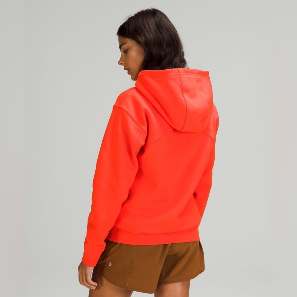 lululemon All Yours Hoodie Graphic Size Small Warm Coral Orange - Picture 2 of 8